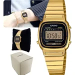 RELOGIO CASIO DIGITAL MINE DOURADO